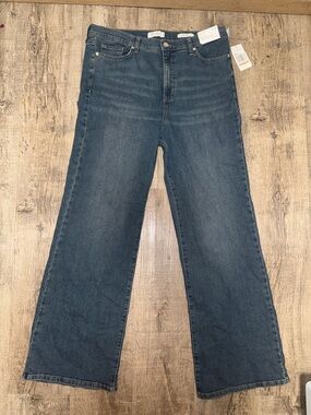 Jessica Simpson Dark Blue Wide Leg Jeans